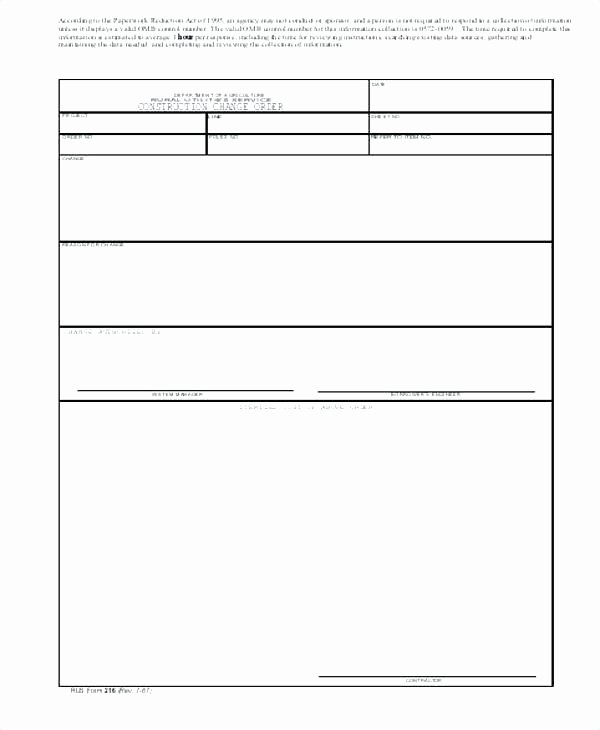 Contractor Change order form Construction Request Final