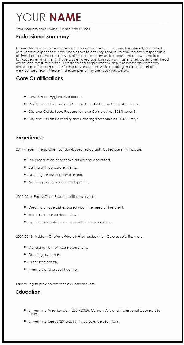 Core Qualifications Examples for Resume