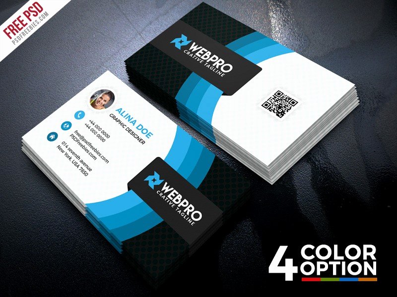 corporate business card template psd