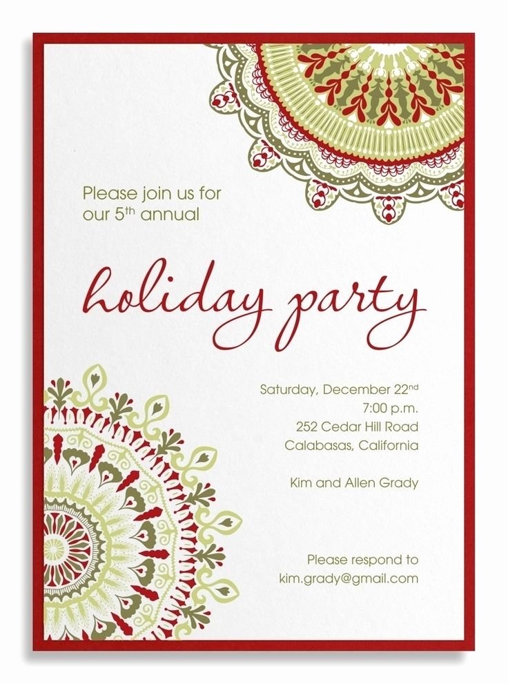 corporate christmas party invitation templates