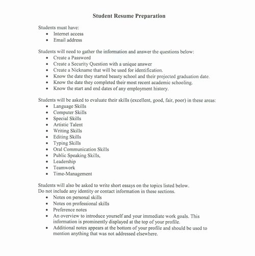 Cosmetology Resume Examples