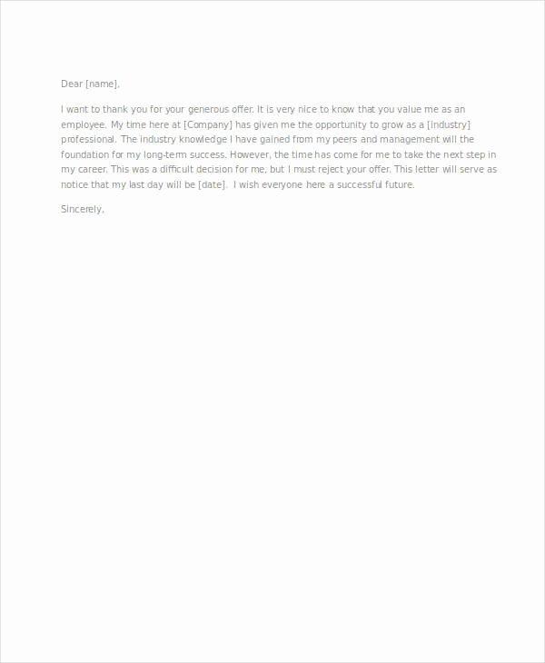 Counter Fer Letter Template 9 Free Word Pdf format
