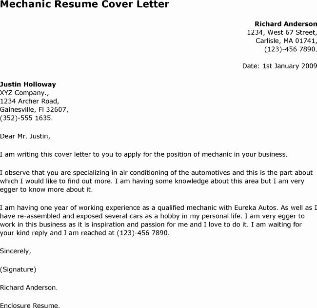 Cover Letter Email Sample Template