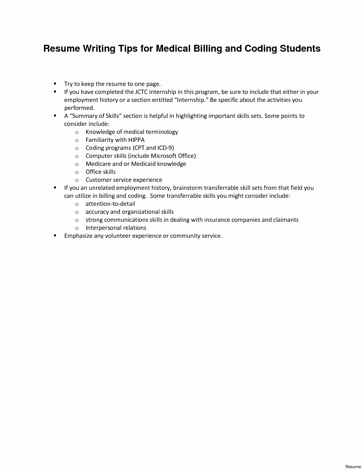 Cover Letter Examples for Medical Billing and Coding