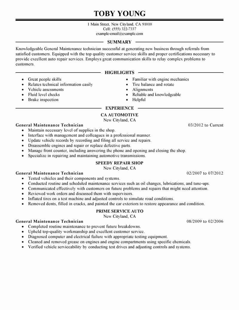 Cover Letter for Building Maintenance Worker