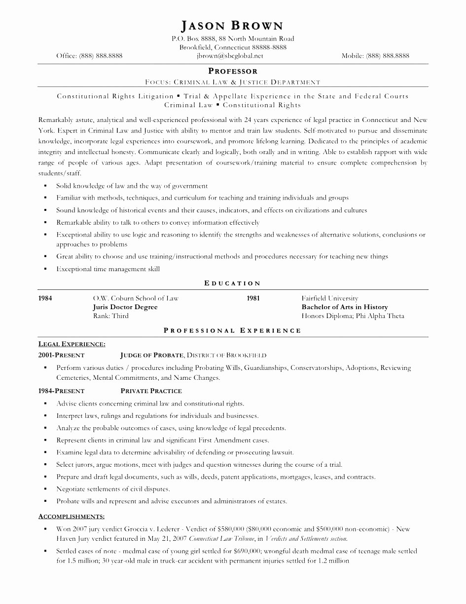 Cover Letter for Entry Level Paralegal Resume