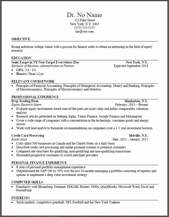 Cover Letter for Entry Private Equity Analyst Equity