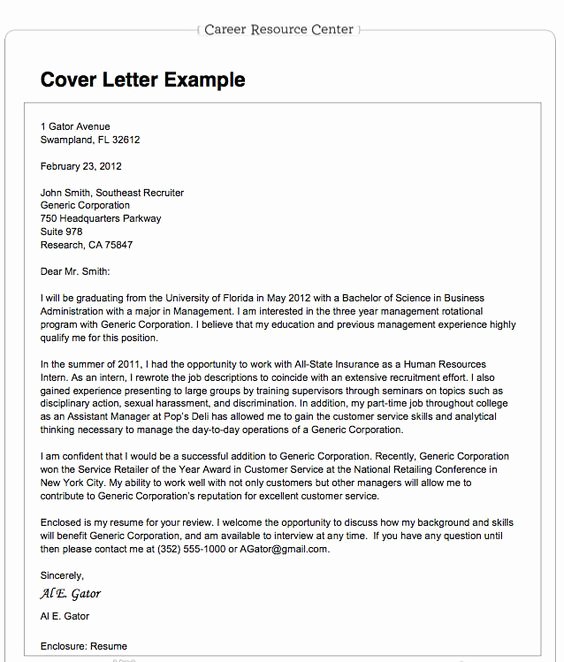 Cover Letter for Job Resume Cover Letters and Cover