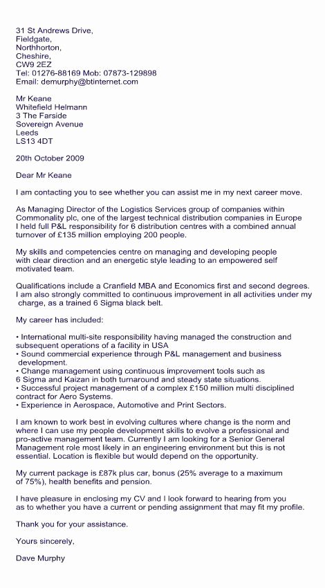 Cover Letter for Recruitment Consultant