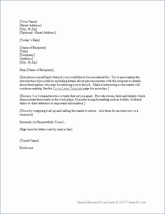 Cover Letter for Resumes Best Resume Gallery