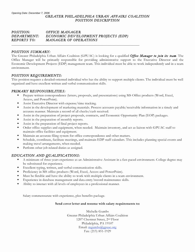 cover letter for supervisor position