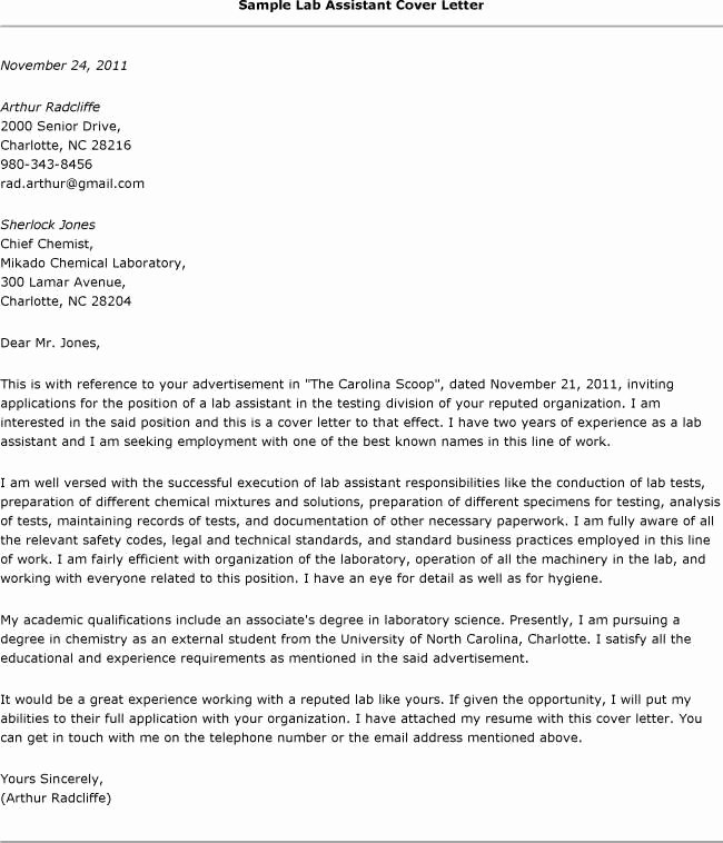 Cover Letter Research Scientist Cover Letter Ideas On
