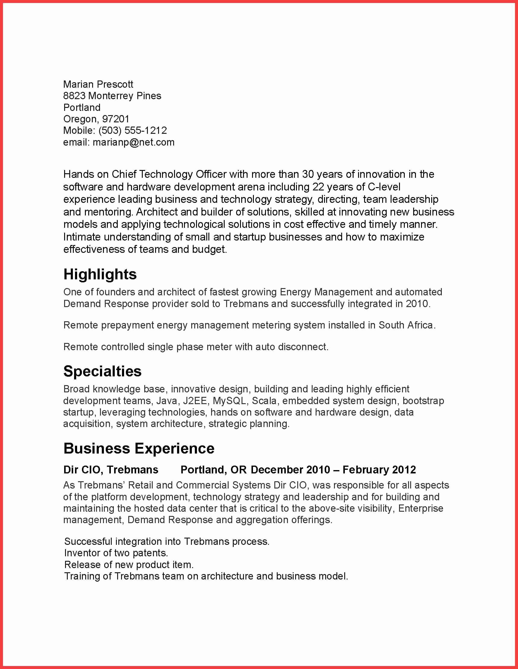 Cover Letter Template Pages