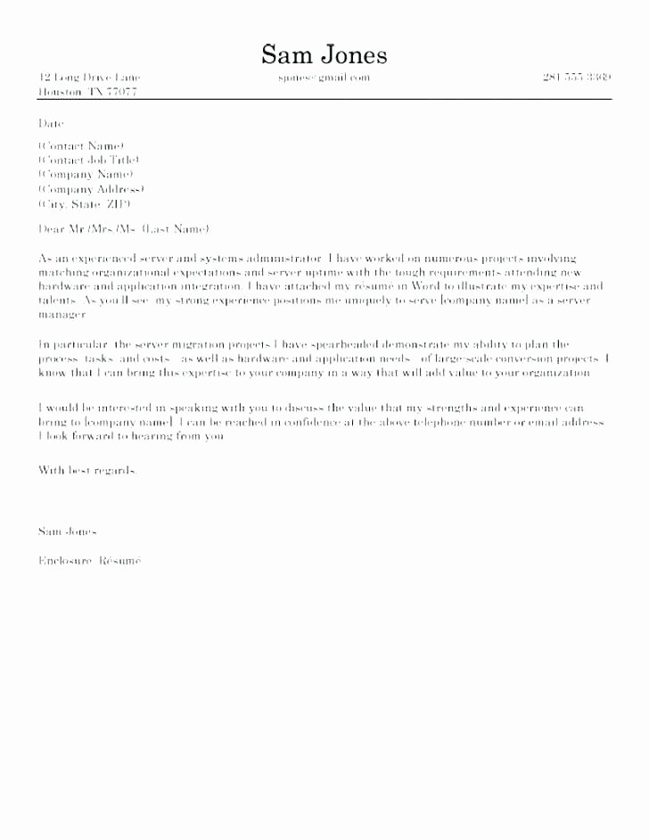 Cover letter examples job fair