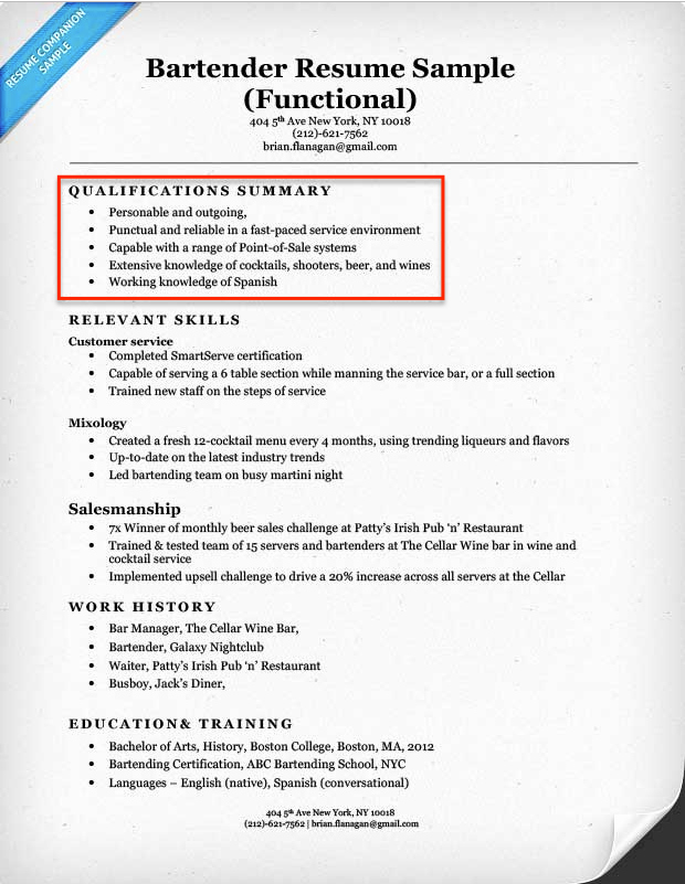 Create A Resume Profile Steps Tips &amp; Examples