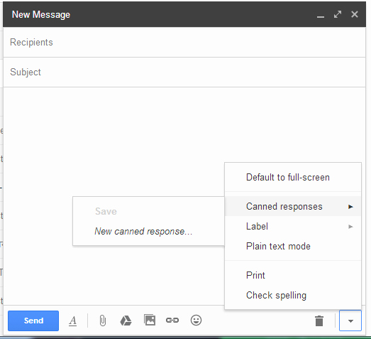 Create Email Template In Gmail