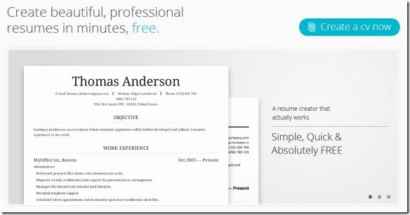 Create Professional Resumes and them Line with Cv