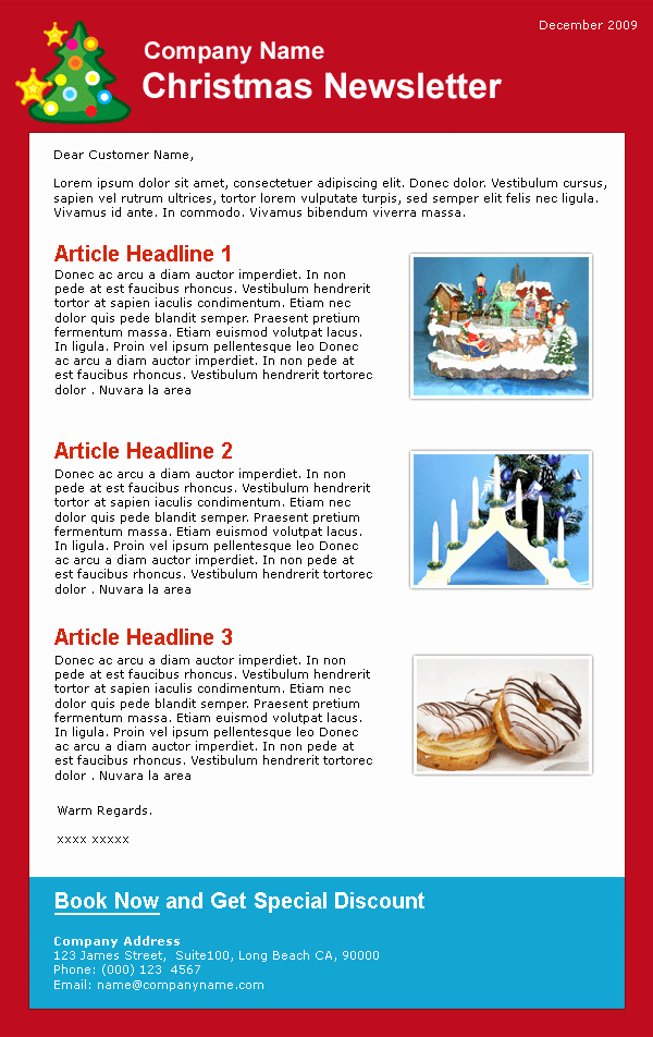 creative email newsletter templates for web designers