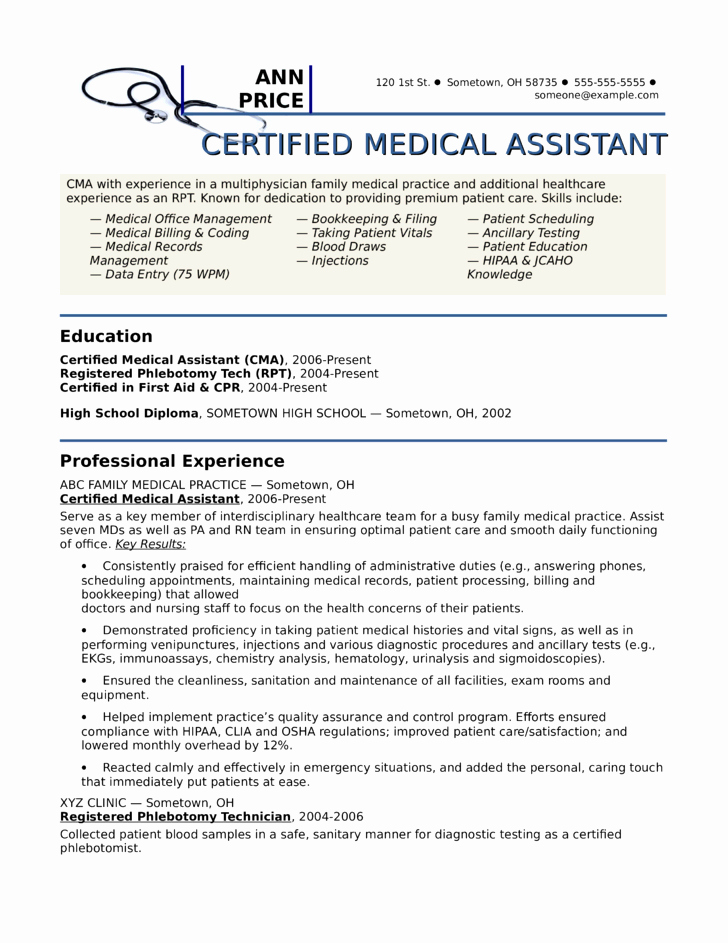 Creative Medical assistant Resume Template