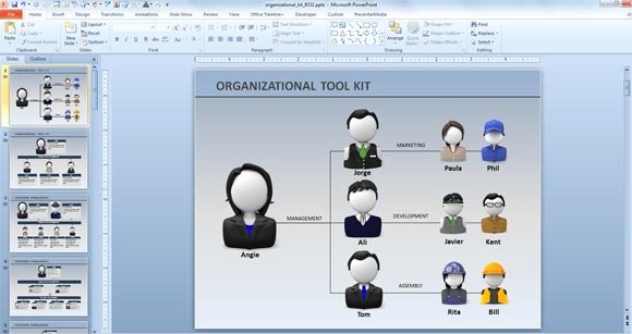 creative organization chart ideas for presentations