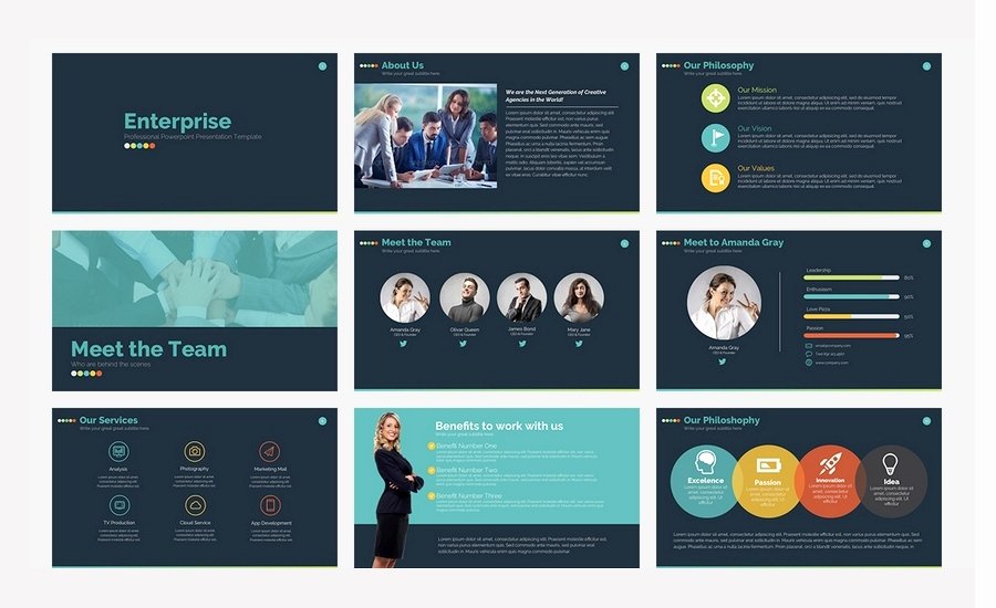 creative powerpoint presentation design