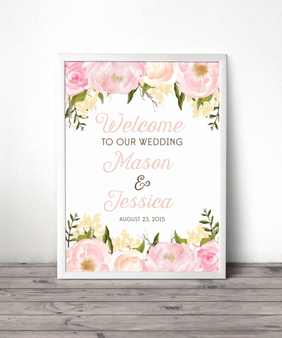 custom wel e sign digital file wedding wel e sign bridal shower wel e sign baby shower wel e sign floral wel e sign