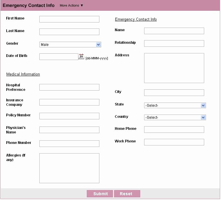 Customer Contact form HTML form Builder