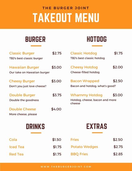 Customize 24 Take Out Menu Templates Online Canva
