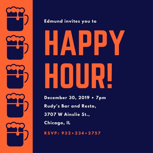 Customize 242 Happy Hour Invitation Templates Online Canva