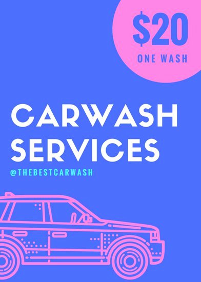 Customize 77 Car Wash Flyer Templates Online Canva