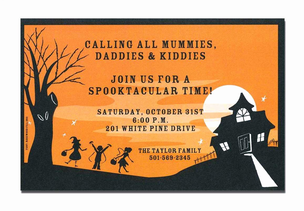 Cute Halloween Invitations Templates – Festival Collections