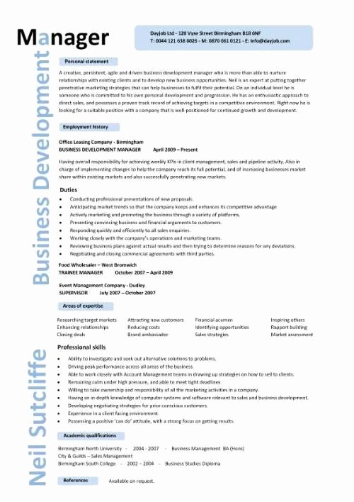 Cv Template Resume and Business Resume On Pinterest