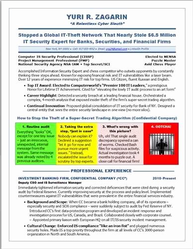Cyber Security Resume Sample Military Resume Templates