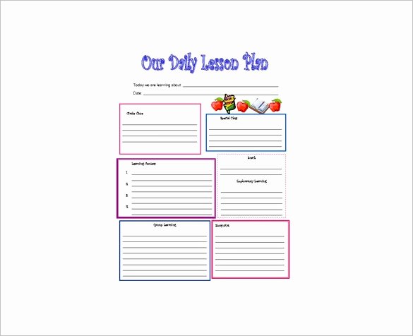 Daily Lesson Plan Template 9 Free Word Excel Pdf