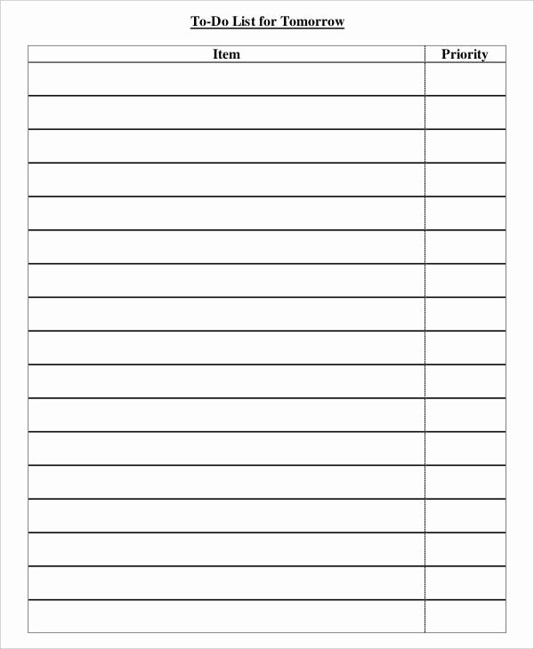 Daily to Do List Template 7 Free Pdf Documents Download