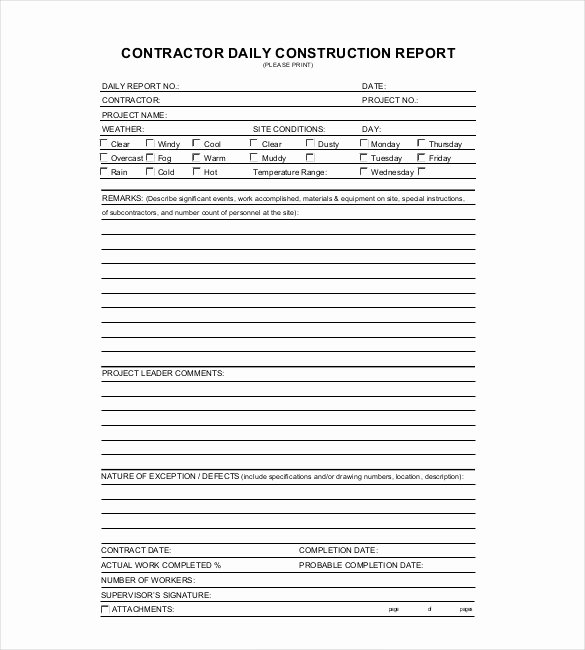 Daily Work Report Construction to Pin On