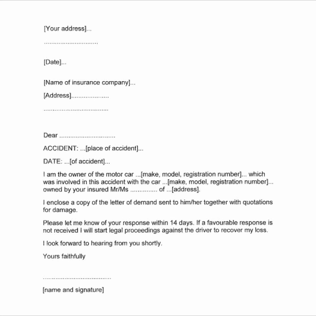 dandy letter of demand template