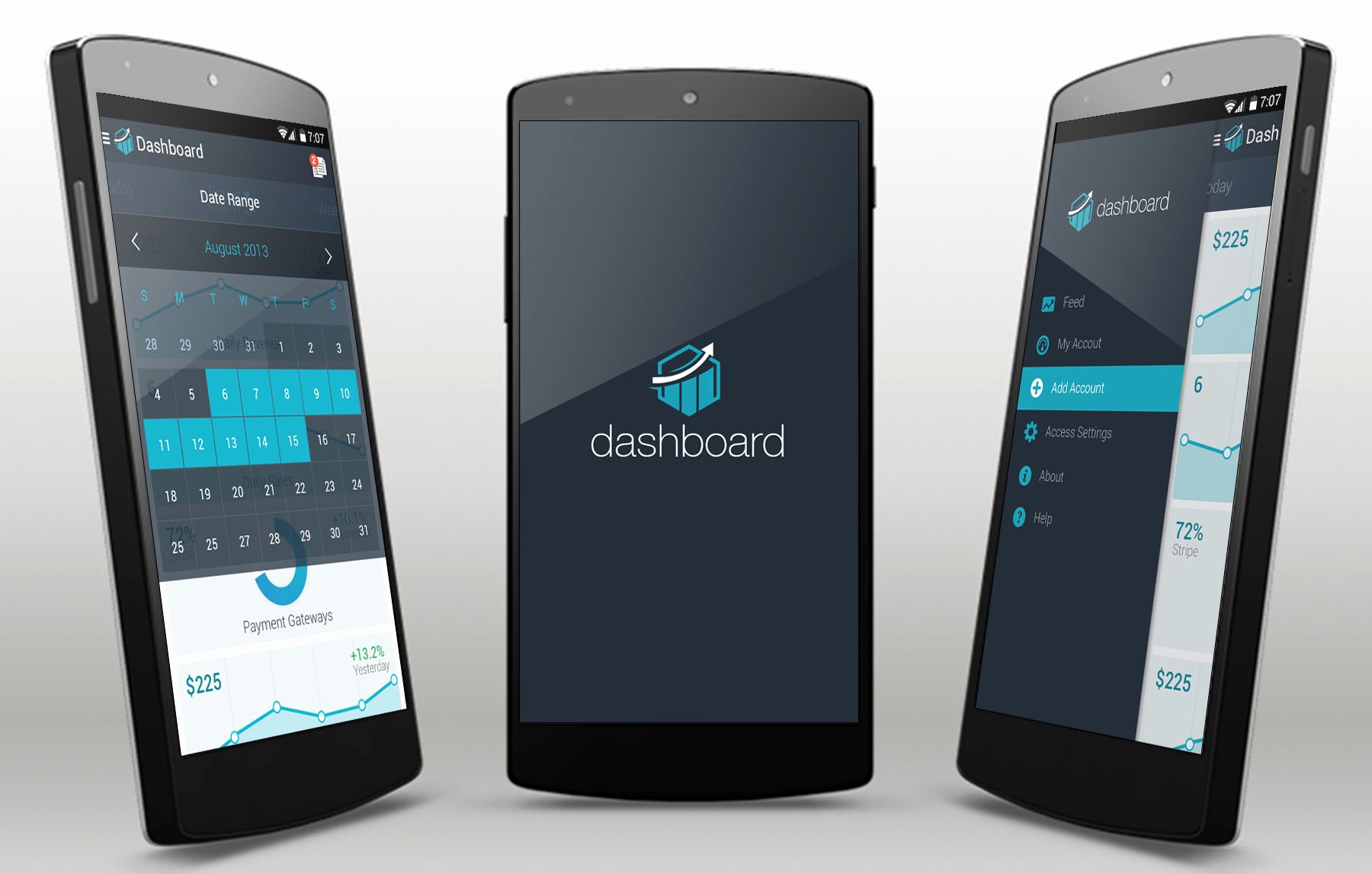 Dashboard android App Template