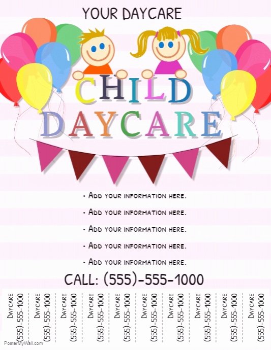 Daycare Flyer Template