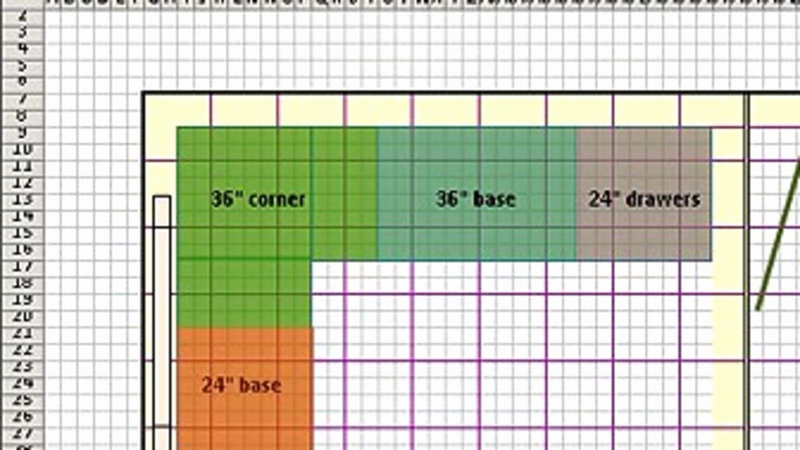 Design Floor Plans with Excel