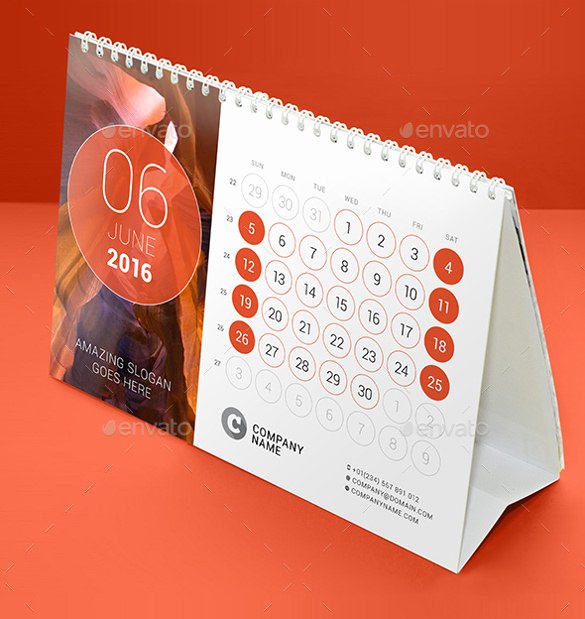 Desk Calendar Template – 30 Free Psd Ai Indesign Eps formats Download
