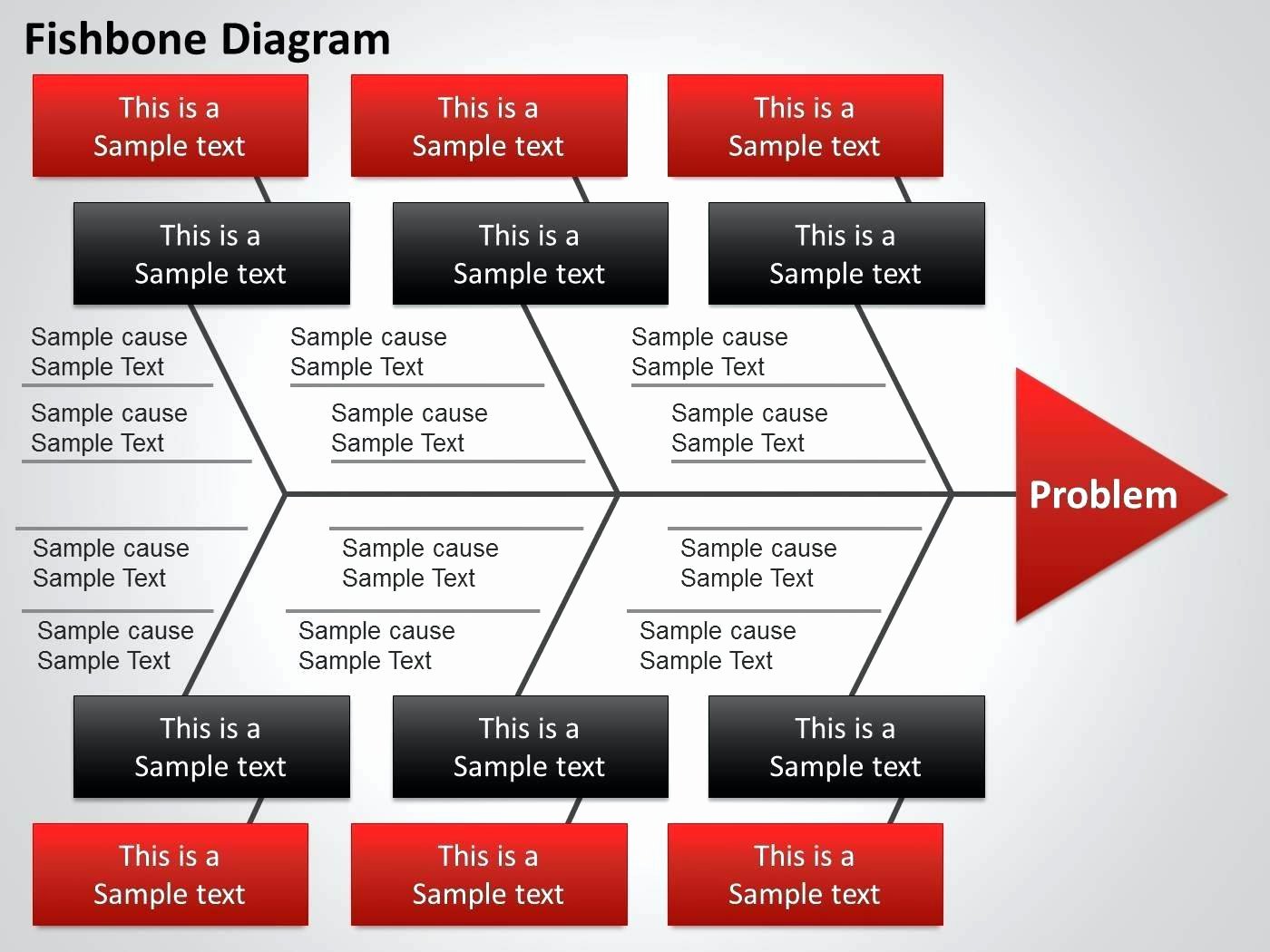 fishbone diagram template ppt