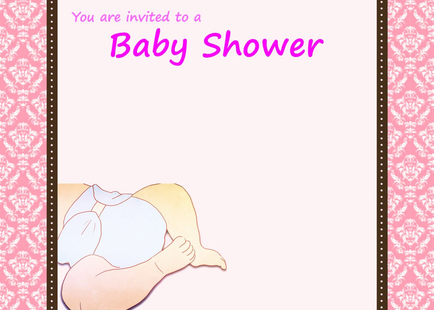 diaper party invitations