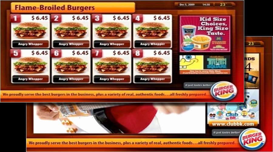Digital Menu Boards and Kiosks for Restaurants
