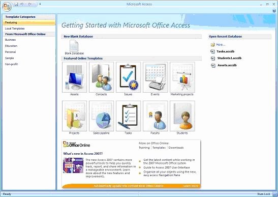 Discover the Power Of Microsoft Access Template Databases