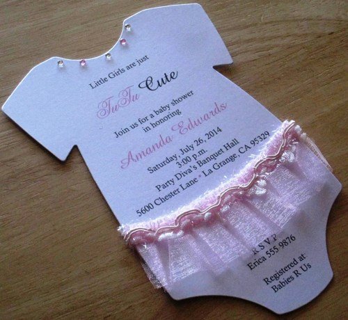 Diy Baby Girl Shower Invitations Do It Your Sel and