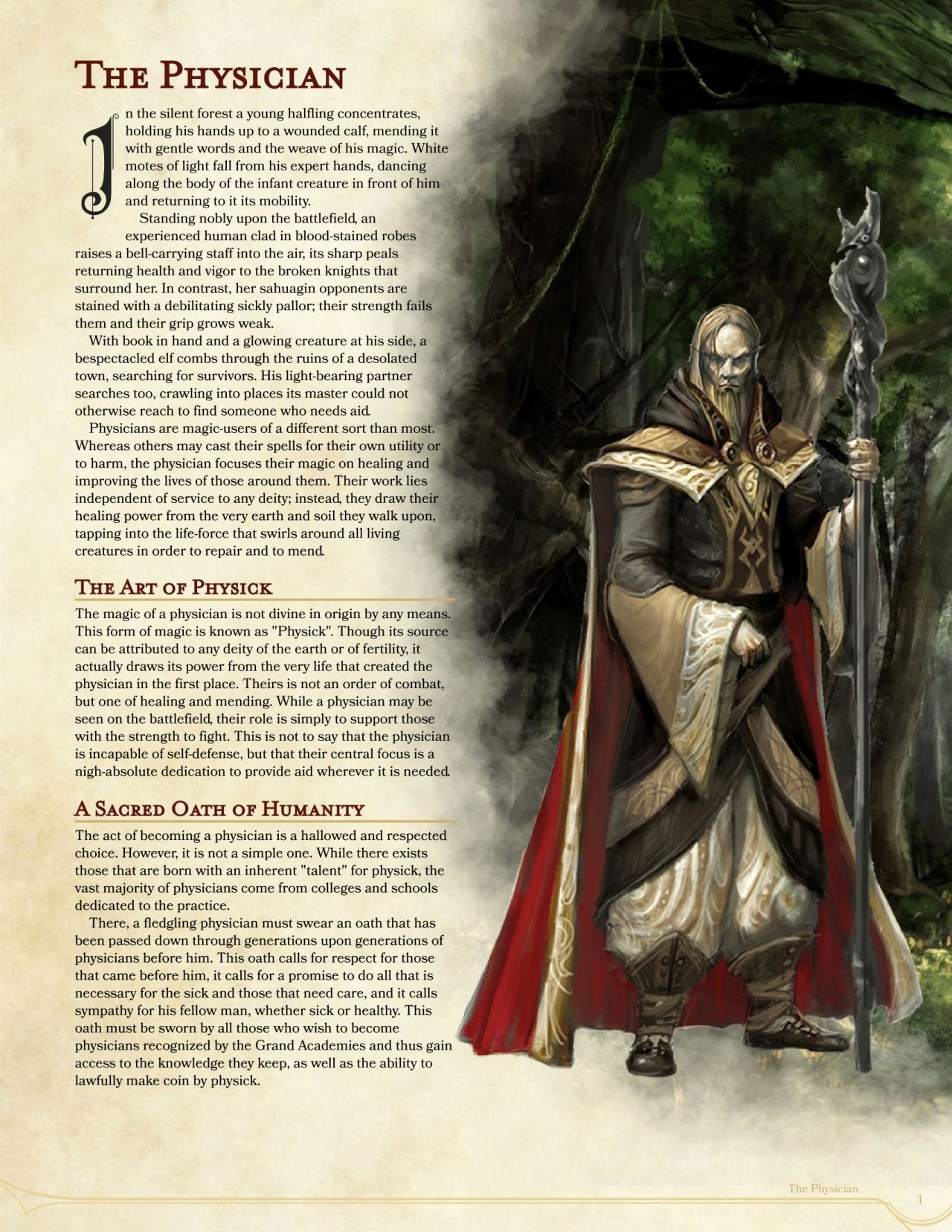 Dnd 5e Homebrew — Physician Class by Gyrowins