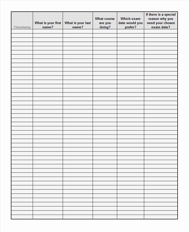 Doc Word Template Sign Up Sheet – Sign Up Sheets