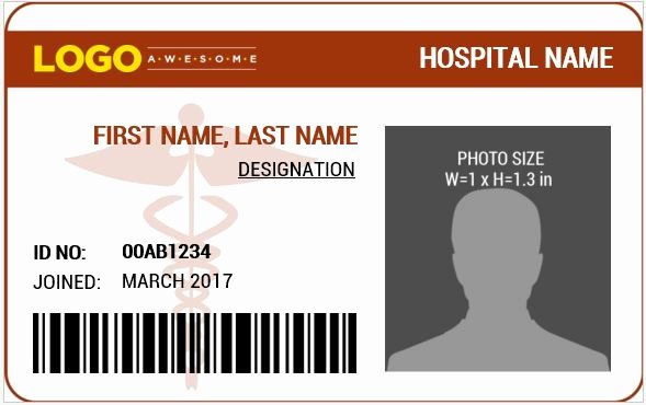 Doctor S Id Badge Templates for Ms Word