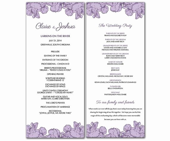 Free Wedding Templates For Word